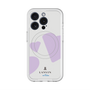 スリムプロテクションプレミアムケース with MagSafe［ LANVIN en Bleu Hearts Purple - ランバン ハート パープル ］