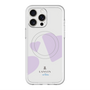 スリムプロテクションプレミアムケース with MagSafe［ LANVIN en Bleu Hearts Purple - ランバン ハート パープル ］