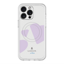 スリムプロテクションプレミアムケース with MagSafe［ LANVIN en Bleu Hearts Purple - ランバン ハート パープル ］