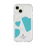 スリムプロテクションプレミアムケース with MagSafe［ LANVIN en Bleu Hearts Blue - ランバン ハート ブルー ］