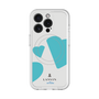 スリムプロテクションプレミアムケース with MagSafe［ LANVIN en Bleu Hearts Blue - ランバン ハート ブルー ］