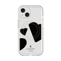 スリムプロテクションプレミアムケース with MagSafe［ LANVIN en Bleu Hearts Black - ランバン ハート ブラック ］