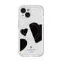 スリムプロテクションプレミアムケース with MagSafe［ LANVIN en Bleu Hearts Black - ランバン ハート ブラック ］