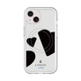 スリムプロテクションプレミアムケース with MagSafe［ LANVIN en Bleu Hearts Black - ランバン ハート ブラック ］