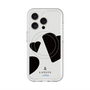 スリムプロテクションプレミアムケース with MagSafe［ LANVIN en Bleu Hearts Black - ランバン ハート ブラック ］