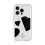 スリムプロテクションプレミアムケース with MagSafe［ LANVIN en Bleu Hearts Black - ランバン ハート ブラック ］