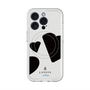 スリムプロテクションプレミアムケース with MagSafe［ LANVIN en Bleu Hearts Black - ランバン ハート ブラック ］