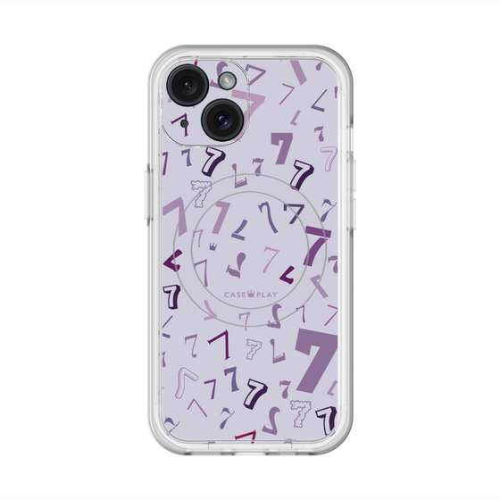 スリムプロテクションプレミアムケース with MagSafe［ Puple 7 - パープル・セブン ］