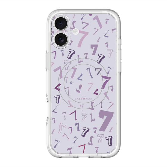 スリムプロテクションプレミアムケース with MagSafe［ Puple 7 - パープル・セブン ］