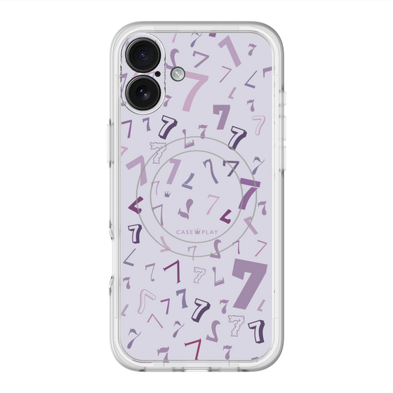 スリムプロテクションプレミアムケース with MagSafe［ Puple 7 - パープル・セブン ］