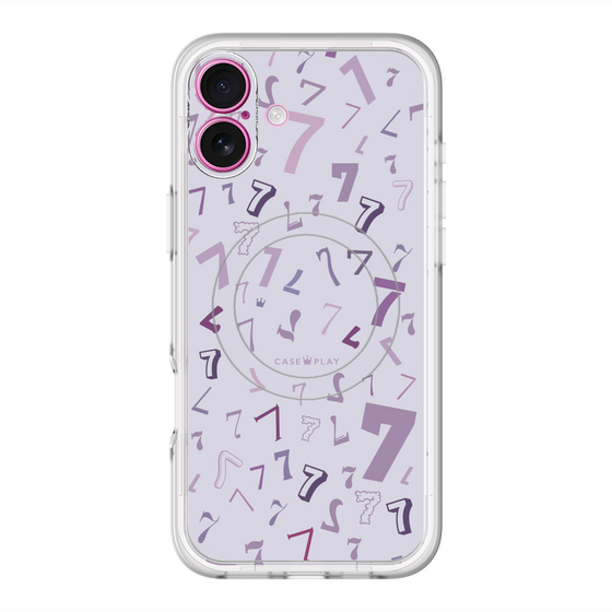 スリムプロテクションプレミアムケース with MagSafe［ Puple 7 - パープル・セブン ］