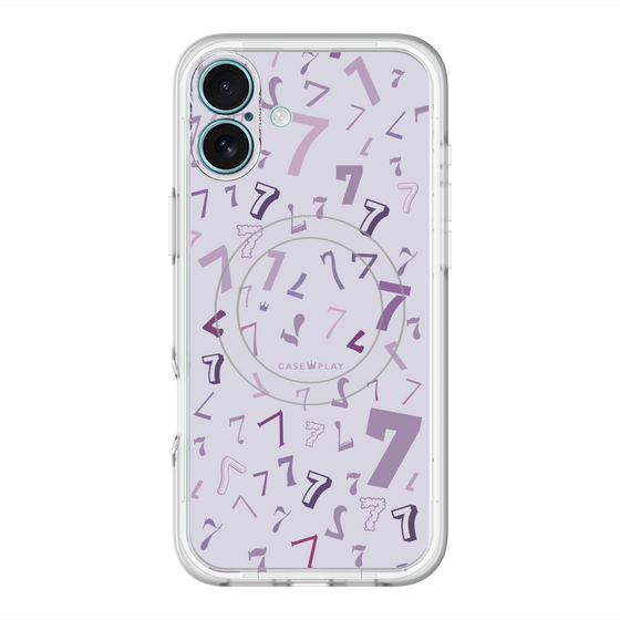 スリムプロテクションプレミアムケース with MagSafe［ Puple 7 - パープル・セブン ］