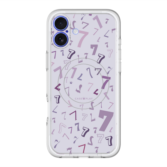 スリムプロテクションプレミアムケース with MagSafe［ Puple 7 - パープル・セブン ］