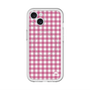 スリムプロテクションプレミアムケース with MagSafe［ Checkered Pink - ギンガムチェック ピンク ］