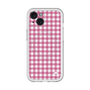 スリムプロテクションプレミアムケース with MagSafe［ Checkered Pink - ギンガムチェック ピンク ］