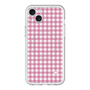 スリムプロテクションプレミアムケース with MagSafe［ Checkered Pink - ギンガムチェック ピンク ］