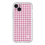 スリムプロテクションプレミアムケース with MagSafe［ Checkered Pink - ギンガムチェック ピンク ］
