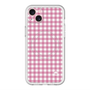 スリムプロテクションプレミアムケース with MagSafe［ Checkered Pink - ギンガムチェック ピンク ］