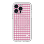 スリムプロテクションプレミアムケース with MagSafe［ Checkered Pink - ギンガムチェック ピンク ］