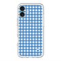 スリムプロテクションプレミアムケース with MagSafe［ Checkered Blue - ギンガムチェック ブルー ］