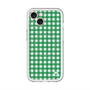 スリムプロテクションプレミアムケース with MagSafe［ Checkered Green - ギンガムチェック グリーン ］
