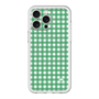 スリムプロテクションプレミアムケース with MagSafe［ Checkered Green - ギンガムチェック グリーン ］