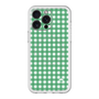 スリムプロテクションプレミアムケース with MagSafe［ Checkered Green - ギンガムチェック グリーン ］