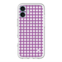 スリムプロテクションプレミアムケース with MagSafe［ Checkered Purple - ギンガムチェック パープル ］