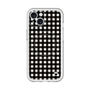 スリムプロテクションプレミアムケース with MagSafe［ Checkered Purple - ギンガムチェック ブラック ］