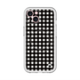 スリムプロテクションプレミアムケース with MagSafe［ Checkered Purple - ギンガムチェック ブラック ］