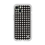 スリムプロテクションプレミアムケース with MagSafe［ Checkered Purple - ギンガムチェック ブラック ］
