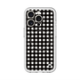 スリムプロテクションプレミアムケース with MagSafe［ Checkered Purple - ギンガムチェック ブラック ］