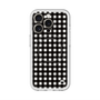 スリムプロテクションプレミアムケース with MagSafe［ Checkered Purple - ギンガムチェック ブラック ］