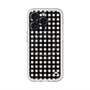 スリムプロテクションプレミアムケース with MagSafe［ Checkered Purple - ギンガムチェック ブラック ］