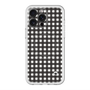 スリムプロテクションプレミアムケース with MagSafe［ Checkered Purple - ギンガムチェック ブラック ］