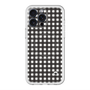 スリムプロテクションプレミアムケース with MagSafe［ Checkered Purple - ギンガムチェック ブラック ］