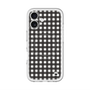 スリムプロテクションプレミアムケース with MagSafe［ Checkered Purple - ギンガムチェック ブラック ］