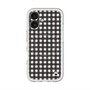 スリムプロテクションプレミアムケース with MagSafe［ Checkered Purple - ギンガムチェック ブラック ］