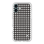 スリムプロテクションプレミアムケース with MagSafe［ Checkered Purple - ギンガムチェック ブラック ］