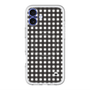 スリムプロテクションプレミアムケース with MagSafe［ Checkered Purple - ギンガムチェック ブラック ］