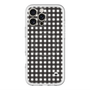 スリムプロテクションプレミアムケース with MagSafe［ Checkered Purple - ギンガムチェック ブラック ］