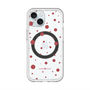 スリムプロテクションプレミアムケース with MagSafe［ Dippin dots Red - ディッピンドッツ レッド ］