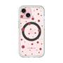 スリムプロテクションプレミアムケース with MagSafe［ Dippin dots Red - ディッピンドッツ レッド ］
