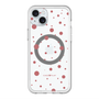 スリムプロテクションプレミアムケース with MagSafe［ Dippin dots Red - ディッピンドッツ レッド ］