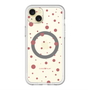 スリムプロテクションプレミアムケース with MagSafe［ Dippin dots Red - ディッピンドッツ レッド ］