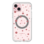 スリムプロテクションプレミアムケース with MagSafe［ Dippin dots Red - ディッピンドッツ レッド ］