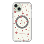 スリムプロテクションプレミアムケース with MagSafe［ Dippin dots Red - ディッピンドッツ レッド ］