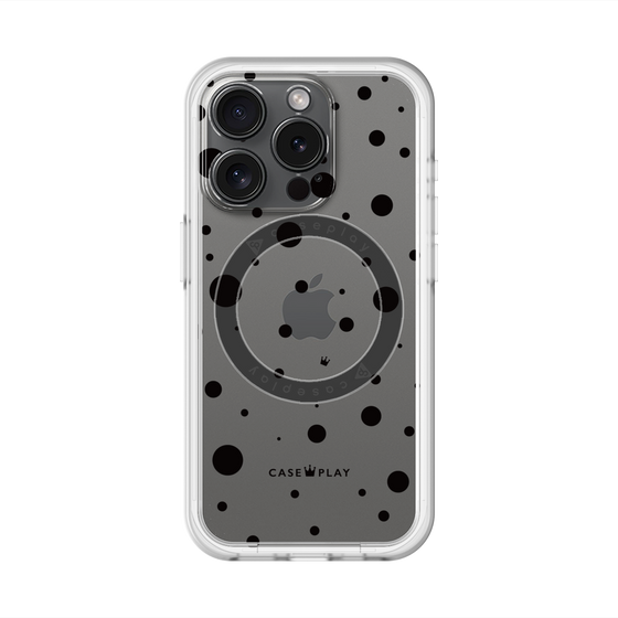 スリムプロテクションプレミアムケース with MagSafe［ Dippin dots Black - ディッピンドッツ ブラック ］