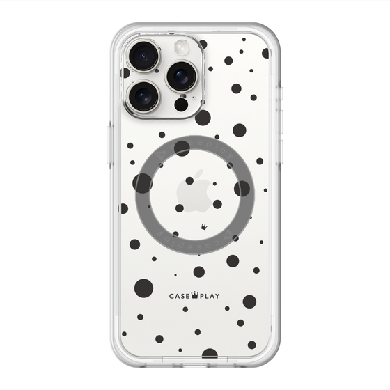 スリムプロテクションプレミアムケース with MagSafe［ Dippin dots Black - ディッピンドッツ ブラック ］