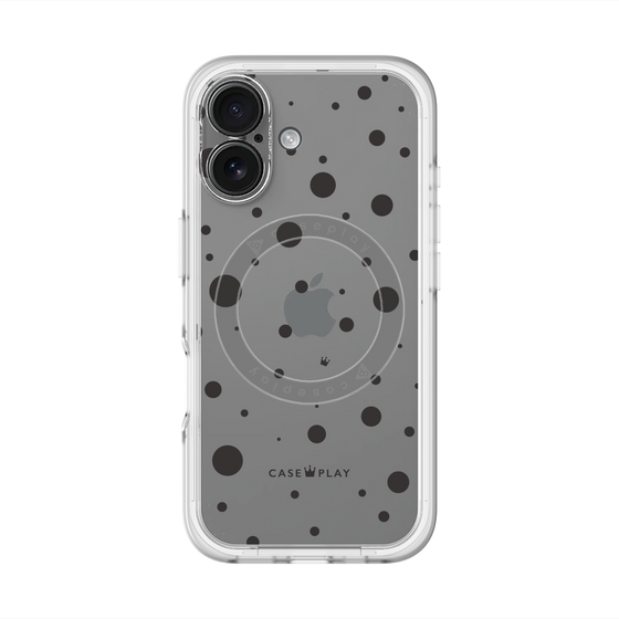 スリムプロテクションプレミアムケース with MagSafe［ Dippin dots Black - ディッピンドッツ ブラック ］